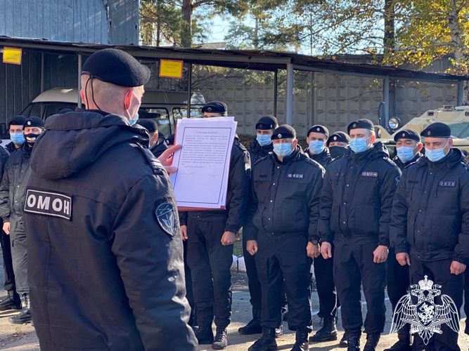 ОМОН «Баргузин» отметил годовщину образования (ВИДЕО)
