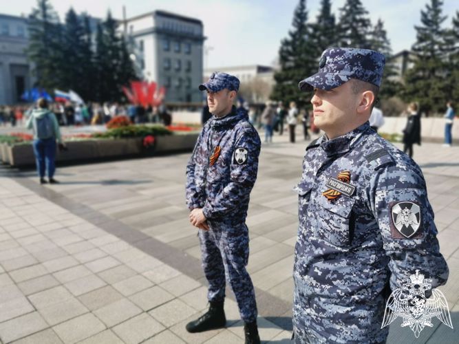 Росгвардия обеспечила безопасность празднования Дня Победы в Иркутской области