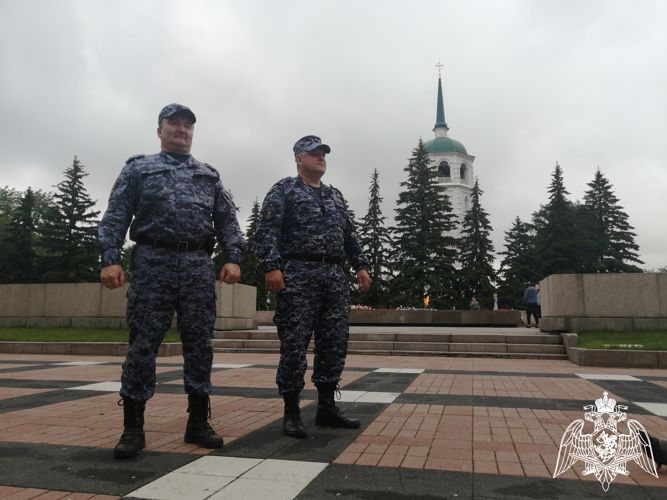 Росгвардейцы обеспечили безопасность празднования Дня России в Иркутской области