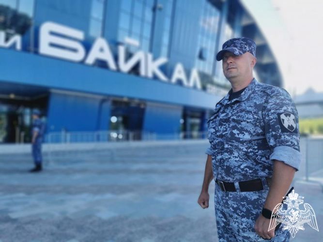 Росгвардейцы обеспечили безопасность при проведении Кубка России по хоккею с мячом в Иркутске