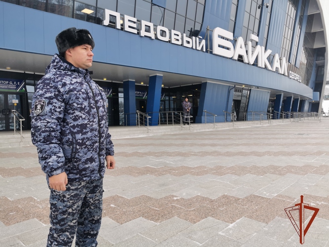 Сотрудники Росгвардии обеспечили безопасность при проведении хоккейных матчей в Иркутской области