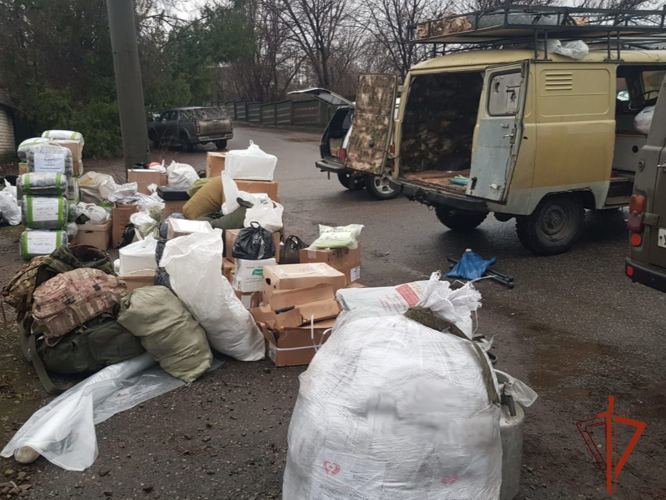 Ветераны Росгвардии отправили гуманитарную помощь военнослужащим в зону спецоперации