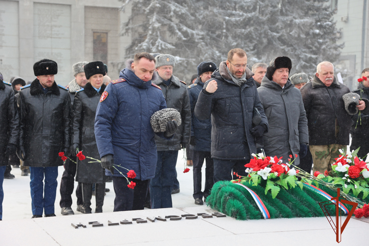 В Иркутске почтили память  дважды Героя Советского Союза Афанасия Белобородова