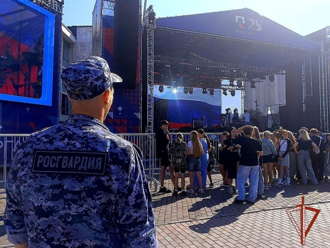В Иркутской области сотрудники Росгвардии обеспечили безопасность празднования Дня металлурга