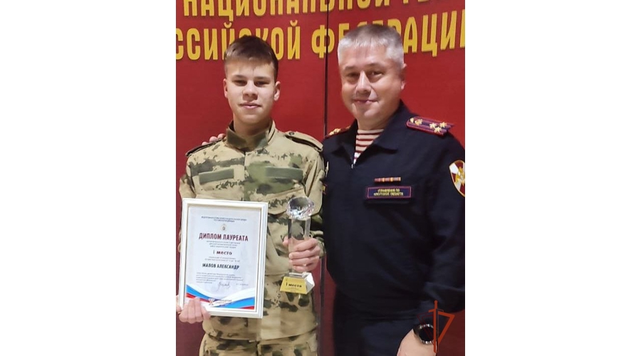 Юный иркутянин занял I место на всероссийском фестивале детской патриотической песни Росгвардии