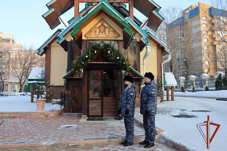 В Приангарье Росгвардия обеспечивает правопорядок в рождественские праздники