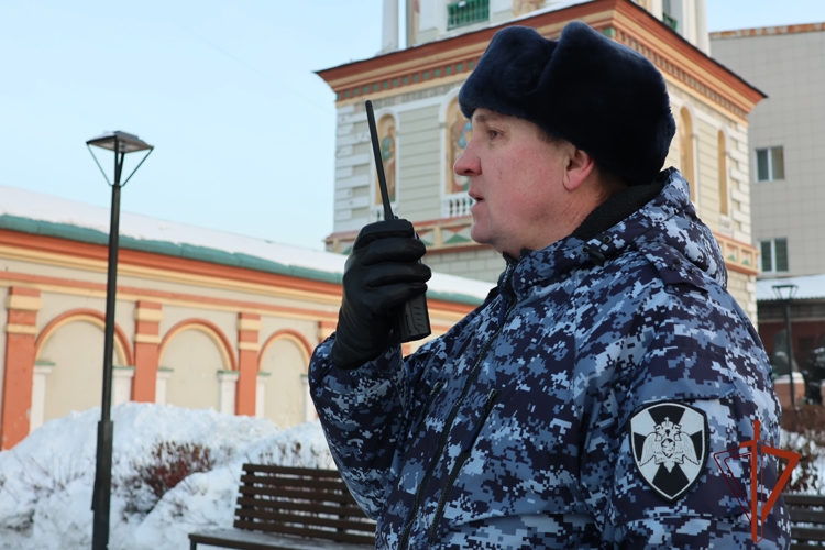 В Приангарье Росгвардия обеспечивает правопорядок в рождественские праздники