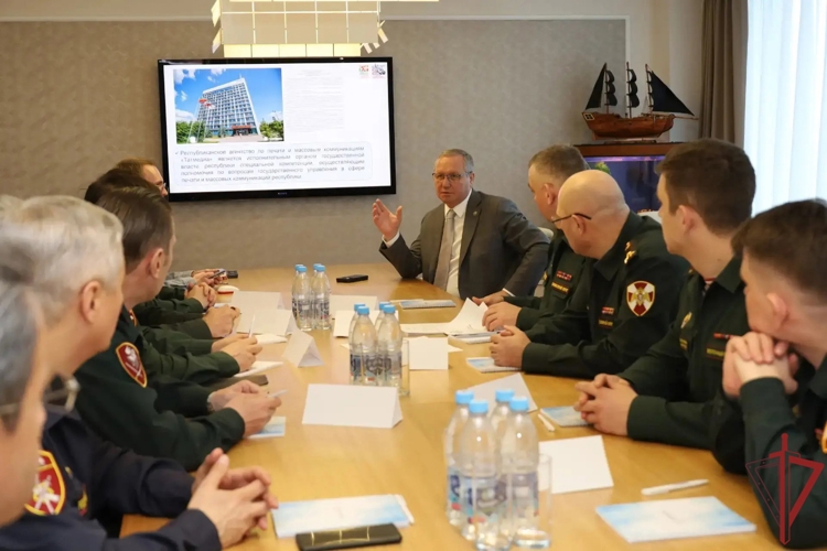 Пресс-службы Сибирского ордена Жукова округа Росгвардии приняли участие в учебно-методическом сборе в Казани