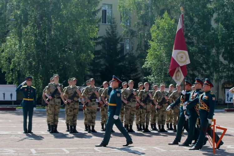 В Иркутской области новобранцы Росгвардии приняли Военную присягу 