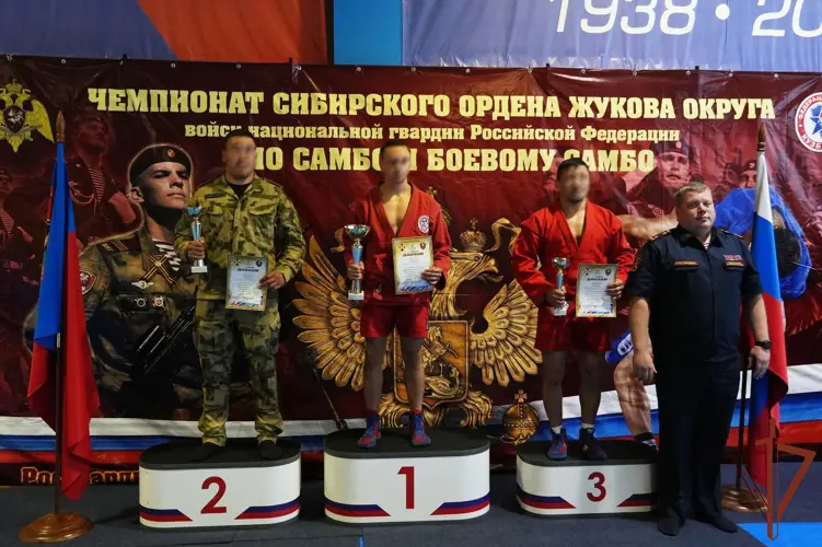Иркутские росгвардейцы стали победителями чемпионата Сибирского ордена Жукова округа Росгвардии по самбо и боевому самбо  
